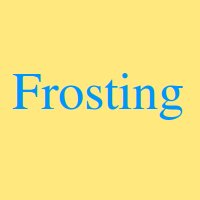 Frosting