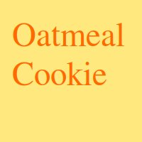 Oatmeal Cookie