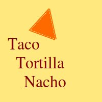 Taco Tortilla Nacho